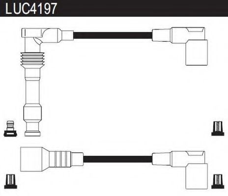 LUC4197 LUCAS+ELECTRICAL Zündleitungssatz