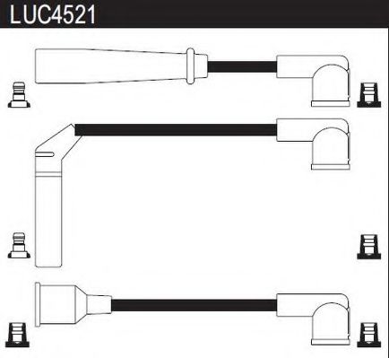 LUC4521 LUCAS+ELECTRICAL Ignition System Ignition Cable Kit