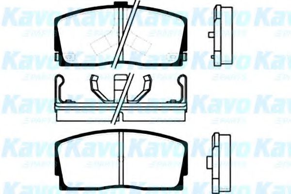 BP-1503 KAVO+PARTS Brake Pad Set, disc brake