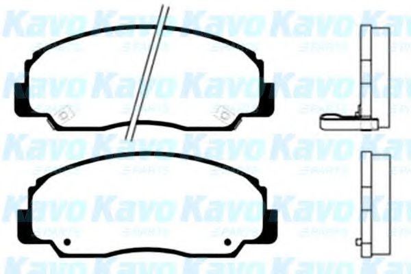 BP-1505 KAVO+PARTS Brake System Brake Pad Set, disc brake