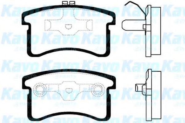BP-1507 KAVO+PARTS Brake System Brake Pad Set, disc brake