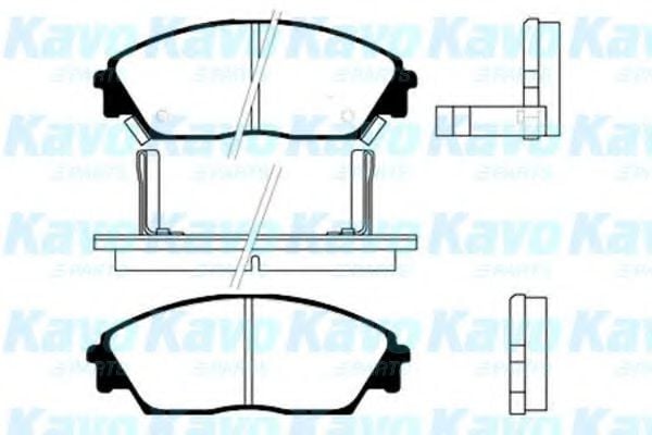 BP-2011 KAVO+PARTS Brake Pad Set, disc brake