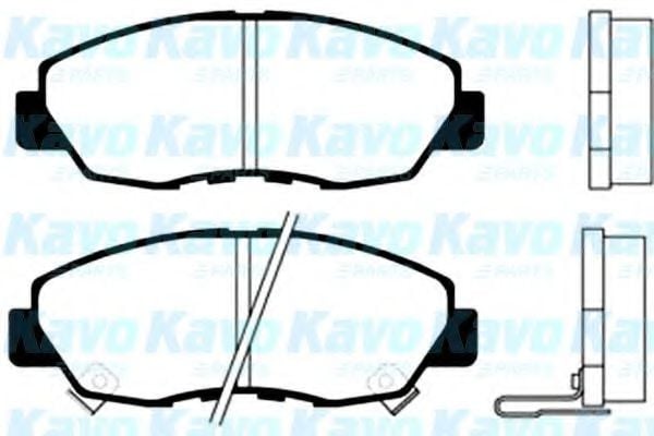 BP-2017 KAVO+PARTS Brake System Brake Pad Set, disc brake