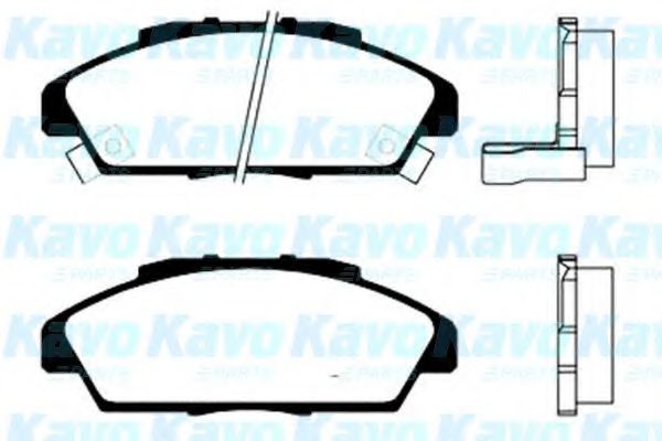 BP-2018 KAVO+PARTS Brake Pad Set, disc brake