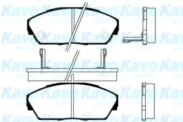BP-2021 KAVO+PARTS Brake Pad Set, disc brake