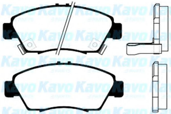 BP-2022 KAVO+PARTS Brake Pad Set, disc brake