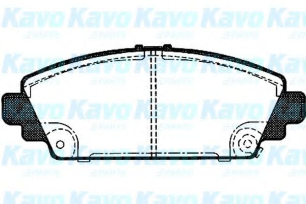BP-2034 KAVO+PARTS Brake Pad Set, disc brake