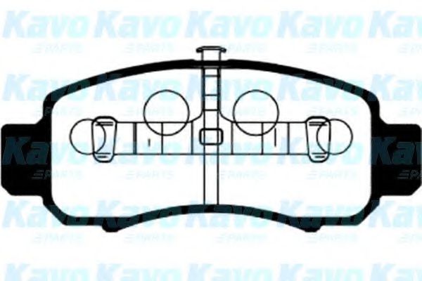BP-2041 KAVO+PARTS Комплект тормозных колодок, дисковый тормоз
