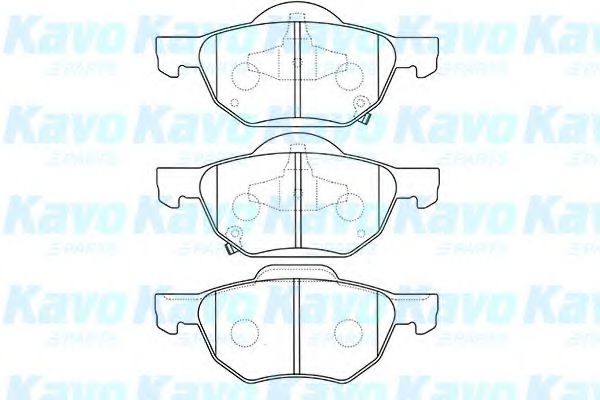 BP-2045 KAVO+PARTS Brake System Brake Pad Set, disc brake