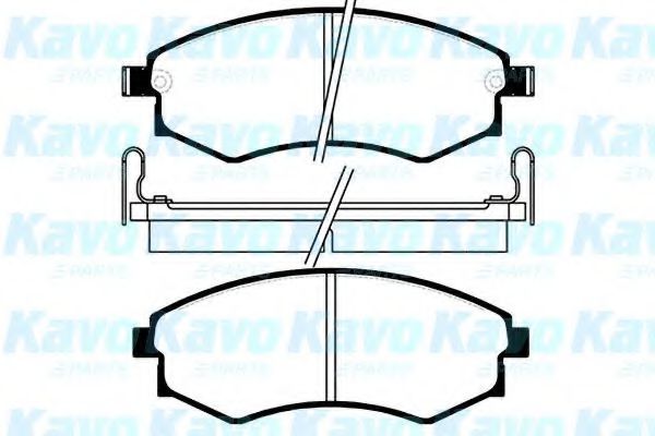 BP-3003 KAVO+PARTS Brake System Brake Pad Set, disc brake