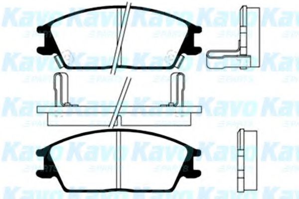 BP-3004 KAVO+PARTS Brake Pad Set, disc brake