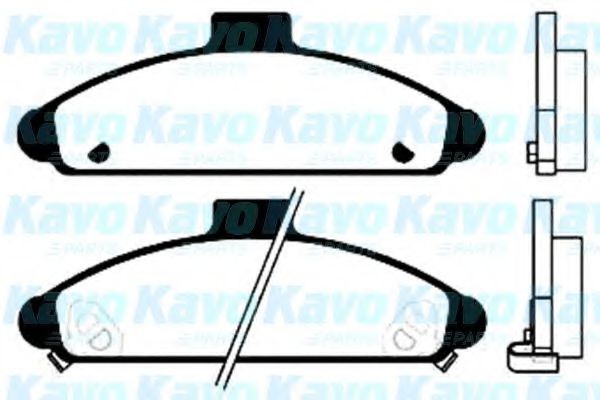 BP-3005 KAVO+PARTS Brake System Brake Pad Set, disc brake