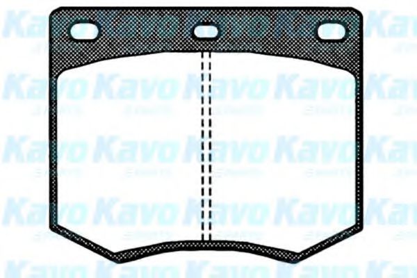 BP-3010 KAVO+PARTS Brake Pad Set, disc brake