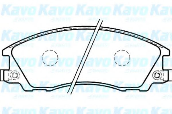 BP-3021 KAVO+PARTS Brake System Brake Pad Set, disc brake
