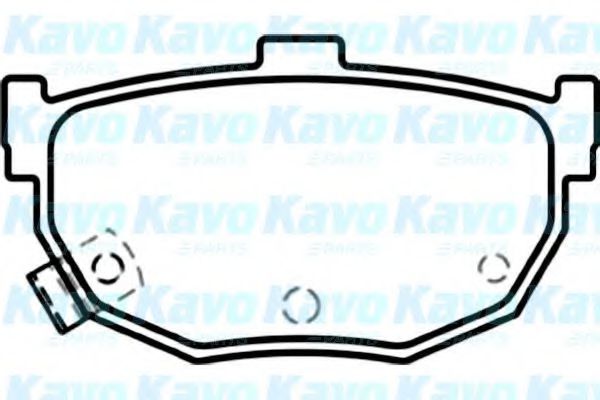 BP-3026 KAVO+PARTS Brake Pad Set, disc brake