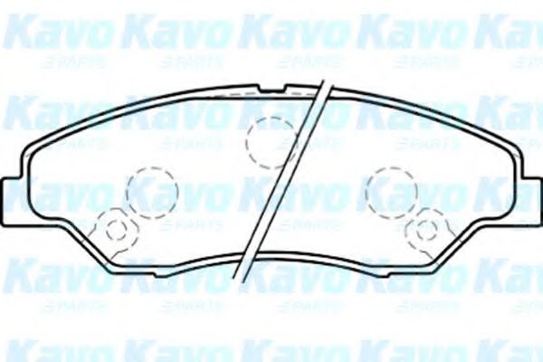 BP-4009 KAVO+PARTS Brake Pad Set, disc brake