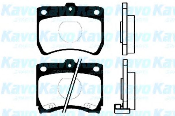 BP-4511 KAVO+PARTS Brake System Brake Pad Set, disc brake