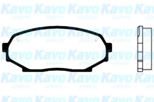 BP-4512 KAVO+PARTS Brake Pad Set, disc brake