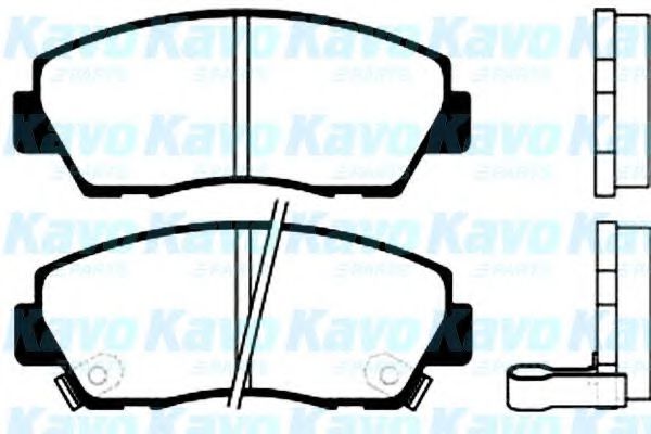 BP-4513 KAVO+PARTS Brake System Brake Pad Set, disc brake