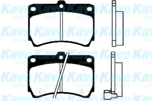 BP-4517 KAVO+PARTS Brake System Brake Pad Set, disc brake