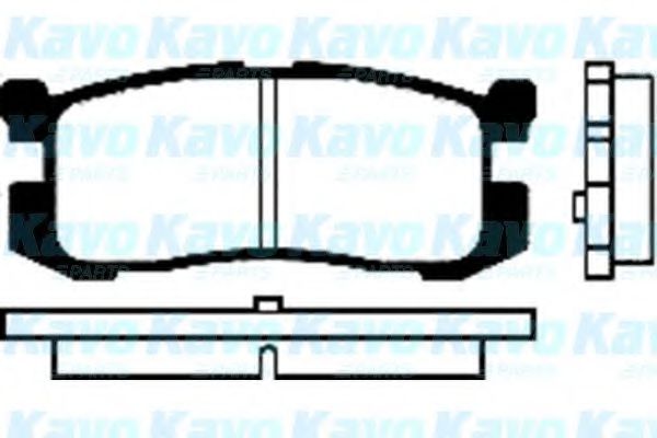 BP-4538 KAVO+PARTS Brake System Brake Pad Set, disc brake