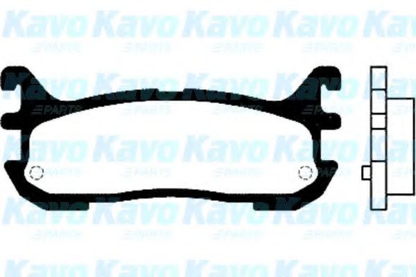 BP-4542 KAVO+PARTS Brake Pad Set, disc brake