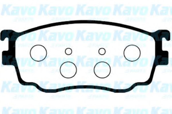 BP-4544 KAVO+PARTS Brake Pad Set, disc brake