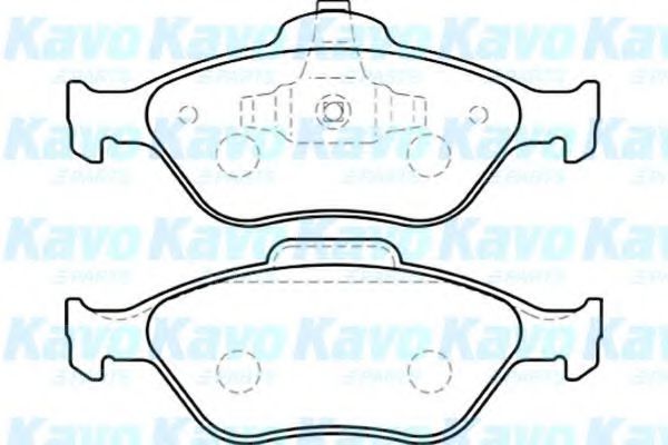 BP-4554 KAVO+PARTS Brake System Brake Pad Set, disc brake