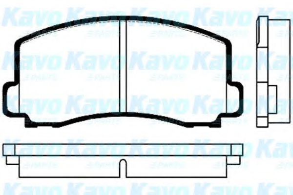BP-5503 KAVO+PARTS Brake Pad Set, disc brake