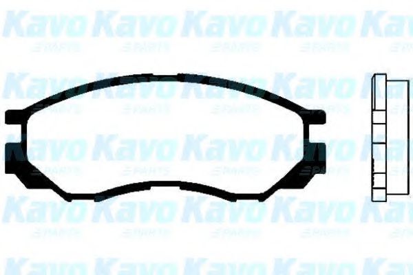 BP-5518 KAVO+PARTS Brake Pad Set, disc brake