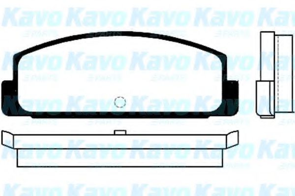 BP-5520 KAVO+PARTS Brake Pad Set, disc brake