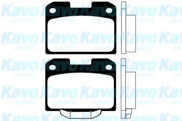 BP-5525 KAVO+PARTS Brake Pad Set, disc brake