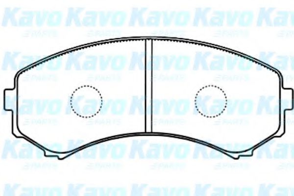 BP-5545 KAVO+PARTS Brake Pad Set, disc brake