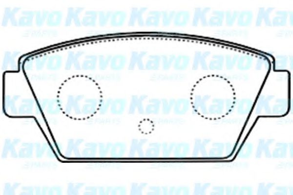 BP-5551 KAVO+PARTS Brake System Brake Pad Set, disc brake