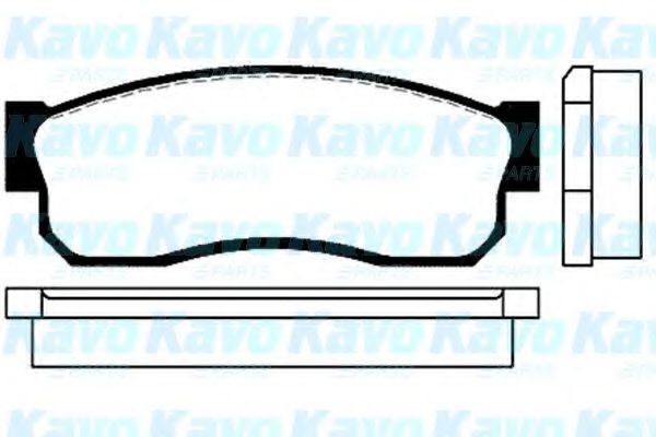 BP-6503 KAVO+PARTS Brake Pad Set, disc brake