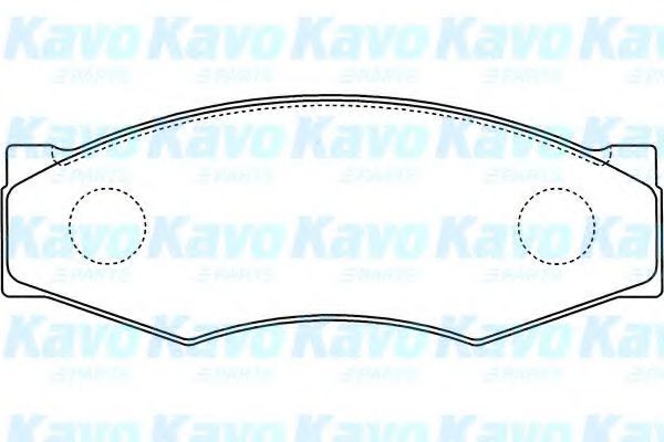 BP-6505 KAVO+PARTS Brake System Brake Pad Set, disc brake