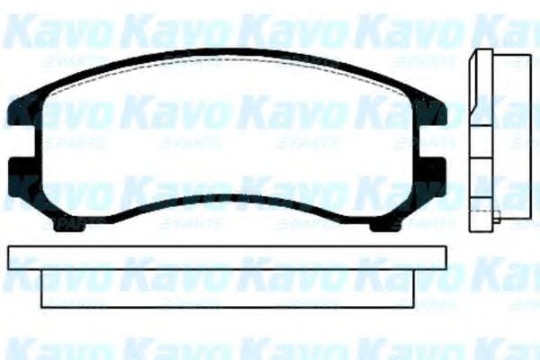 BP-6511 KAVO+PARTS Brake Pad Set, disc brake