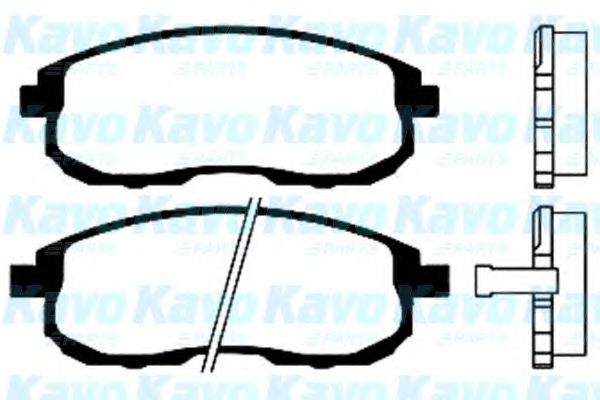 BP-6517 KAVO+PARTS Brake Pad Set, disc brake