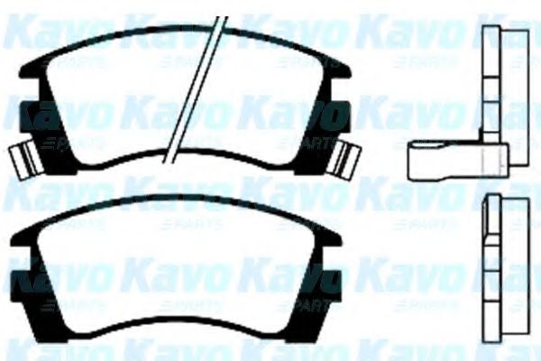 BP-6523 KAVO+PARTS Brake Pad Set, disc brake