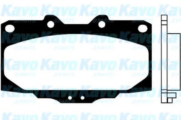 BP-6531 KAVO+PARTS Brake Pad Set, disc brake