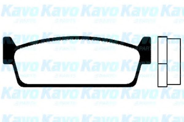 BP-6544 KAVO+PARTS Brake Pad Set, disc brake