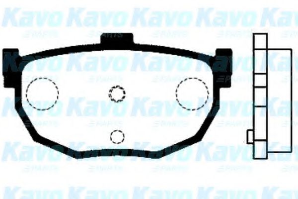 BP-6545 KAVO+PARTS Brake System Brake Pad Set, disc brake