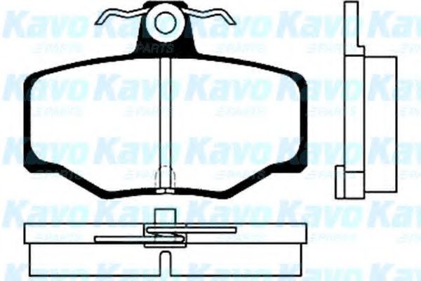BP-6547 KAVO+PARTS Brake System Brake Pad Set, disc brake