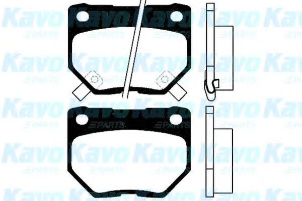 BP-6548 KAVO+PARTS Brake System Brake Pad Set, disc brake