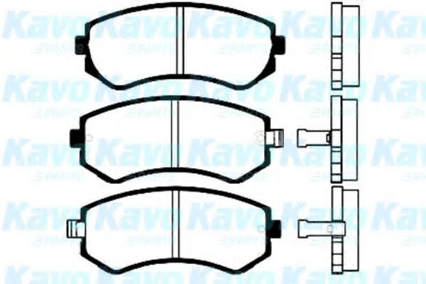 BP-6556 KAVO+PARTS Brake System Brake Pad Set, disc brake