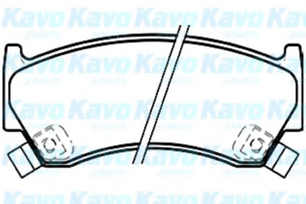 BP-6565 KAVO+PARTS Brake Pad Set, disc brake