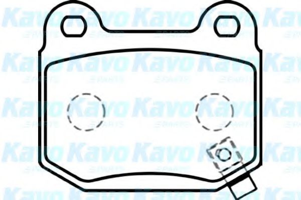 BP-6574 KAVO+PARTS Brake Pad Set, disc brake