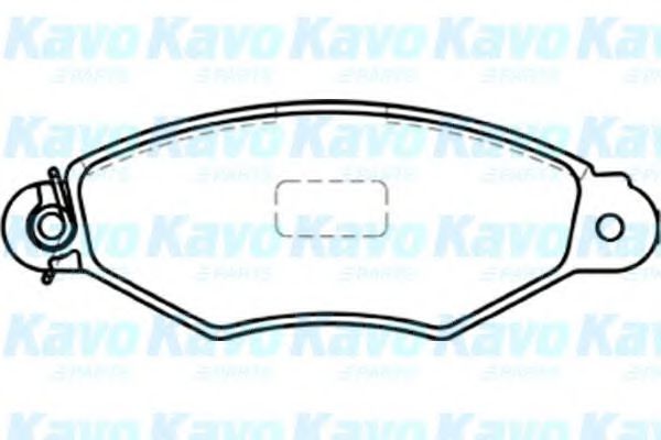BP-6577 KAVO+PARTS Brake System Brake Pad Set, disc brake
