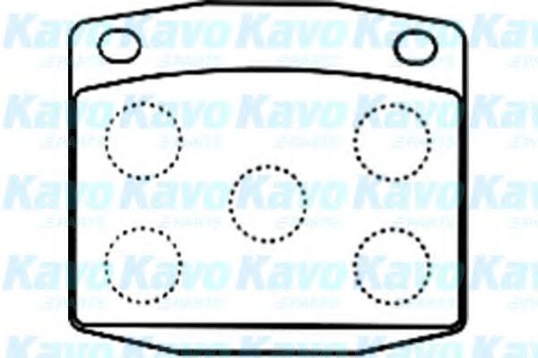 BP-6586 KAVO+PARTS Brake Pad Set, disc brake