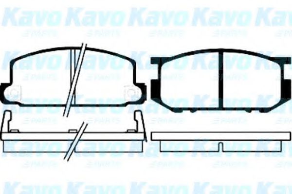 BP8001 KAVO PARTS Brake Pad Set, disc brake